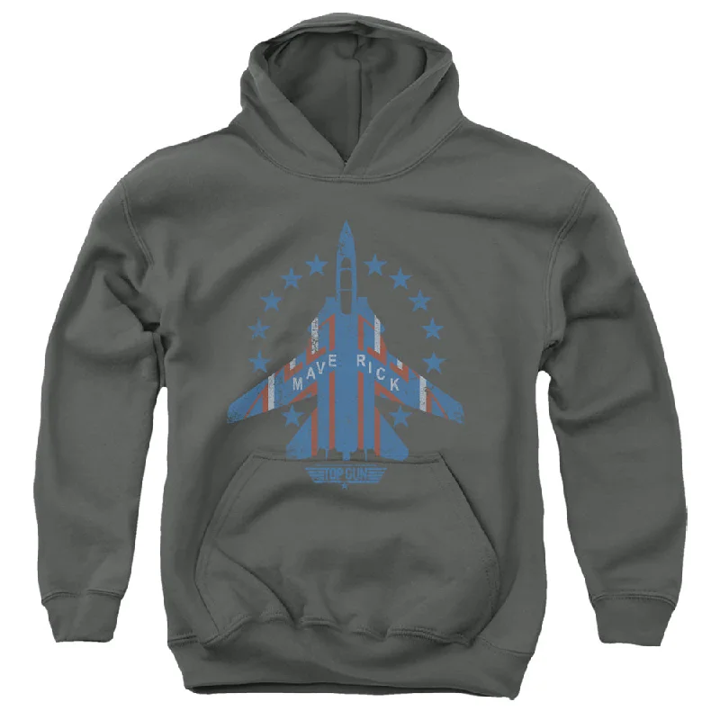 Instant Discount Top Gun Kids Hoodie Maverick F-14 Tomcat Charcoal Hoody