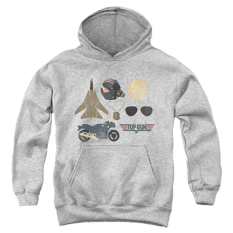 Weekend Special Top Gun Kids Hoodie Maverick Items Heather Hoody