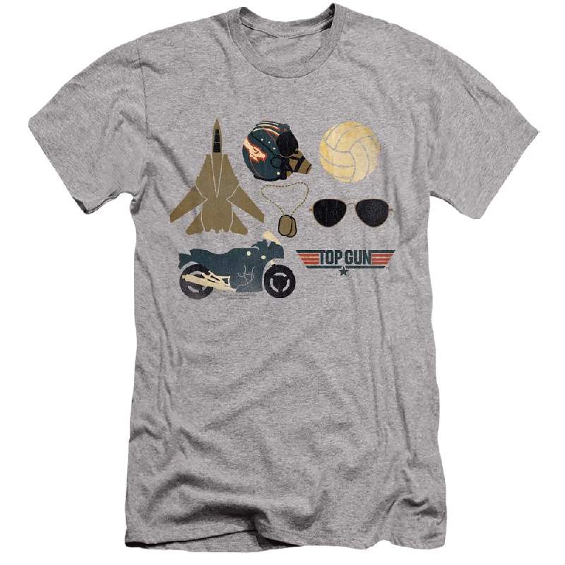 Exclusive Online Offer Top Gun Slim Fit T-Shirt Maverick Items Heather Tee