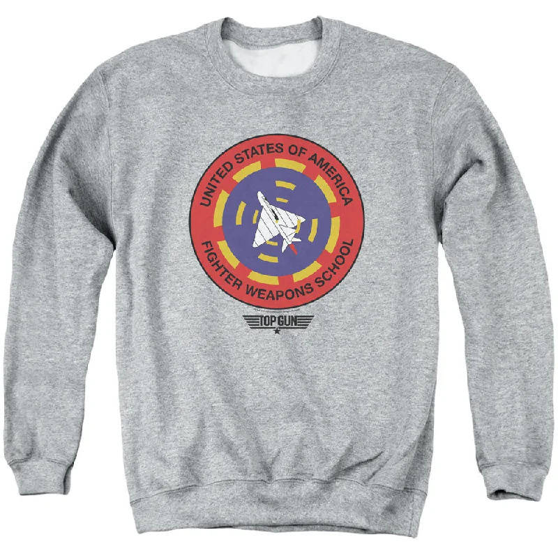 Overstock Sale Top Gun Sweatshirt Fighter Weapons School Heather Pullover