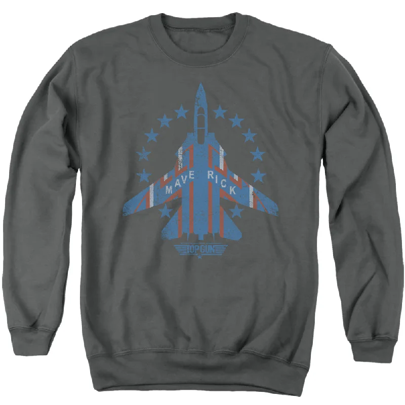 Final Markdown Top Gun Sweatshirt Maverick F-14 Tomcat Charcoal Pullover