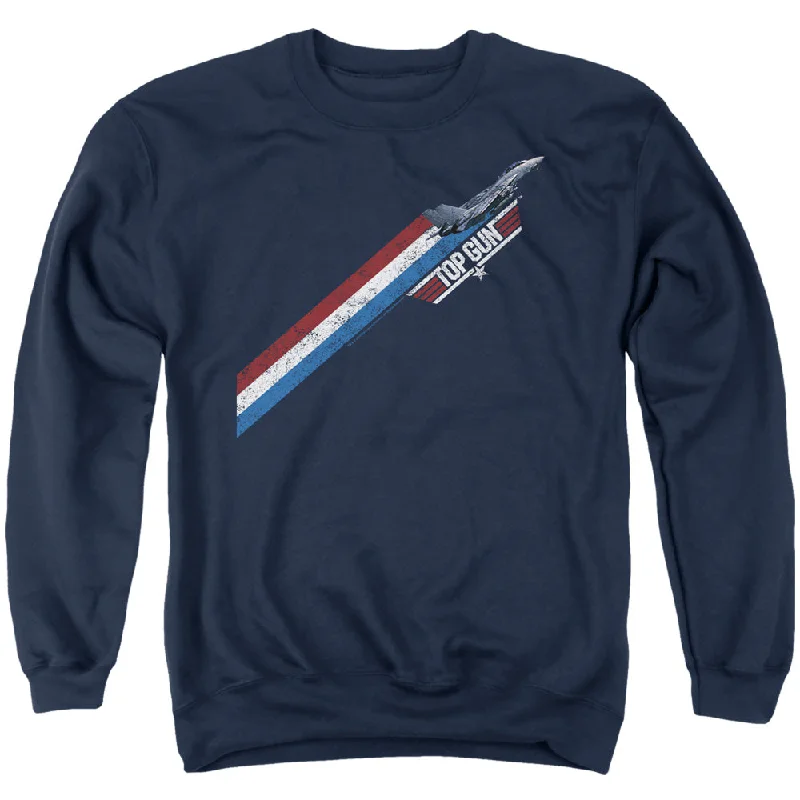 Special Buy Top Gun Sweatshirt Red White Blue Stripes Navy Pullover