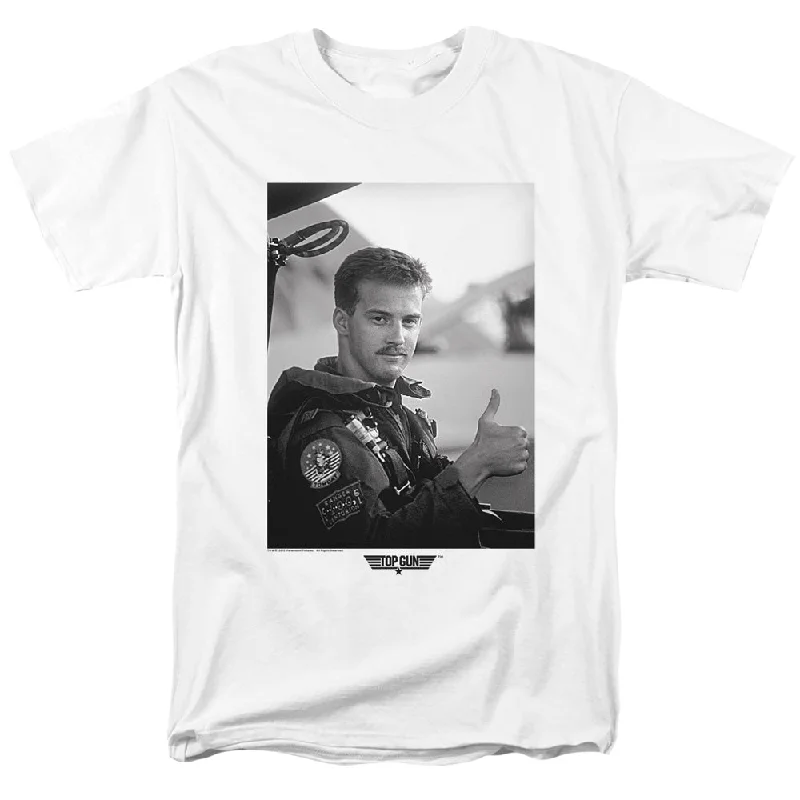 Today’s Deal Top Gun T-Shirt Goose Portrait White Tee