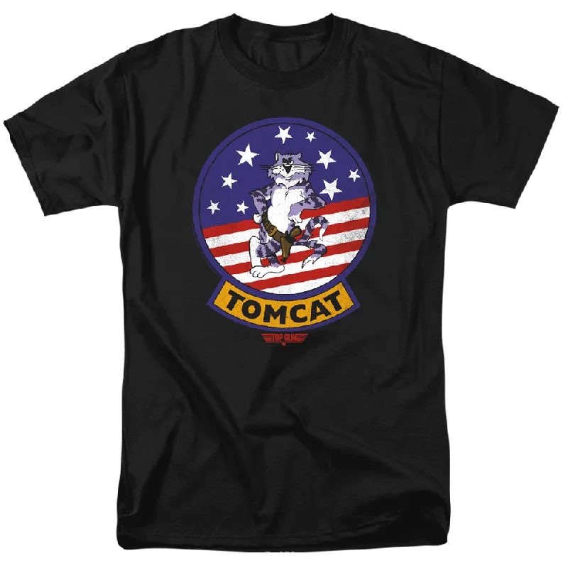 Lowest Price Top Gun T-Shirt Tomcat Patch Black Tee