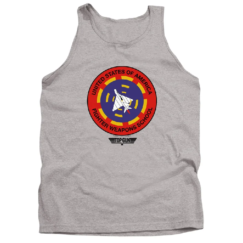 Discount Extravaganza Top Gun Tanktop Fighter Weapons School Heather Tank