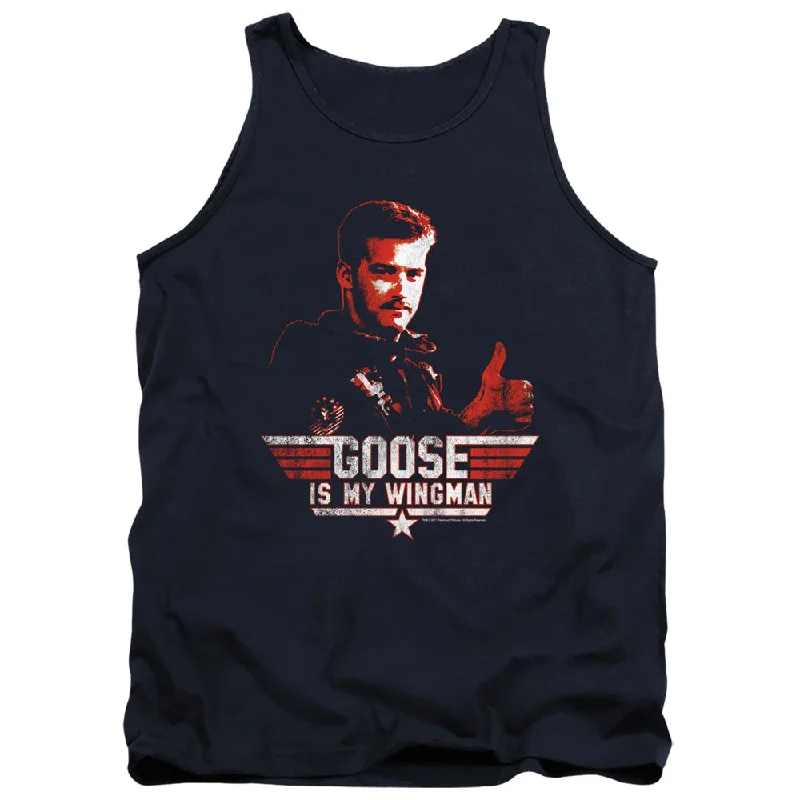 Exclusive Offers Top Gun Tanktop Goose is My Wingman Navy Tank