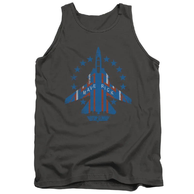 Low Prices Top Gun Tanktop Maverick F-14 Tomcat Charcoal Tank