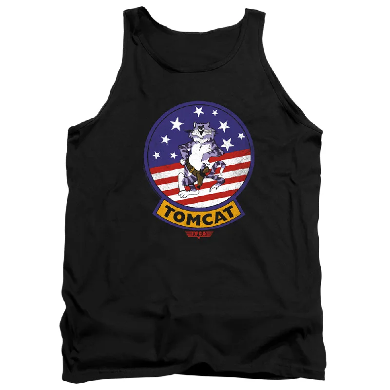 Great Deals Top Gun Tanktop Tomcat Patch Black Tank