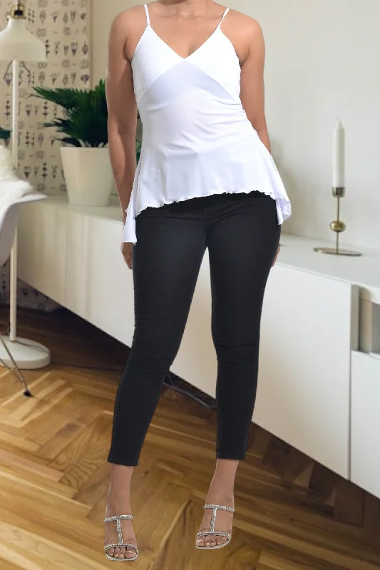 Exclusive Preview White Strappy Top