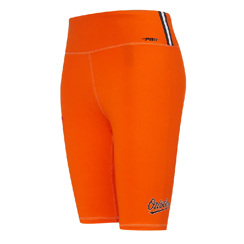 Value Deals MLB BALTIMORE ORIOLES CLASSIC WOMEN'S BIKE SHORT (ORANGE)