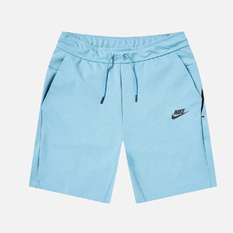 Loyalty Reward Nike Tech Fleece Shorts - Baby Blue (2nd Gen - Old Season)